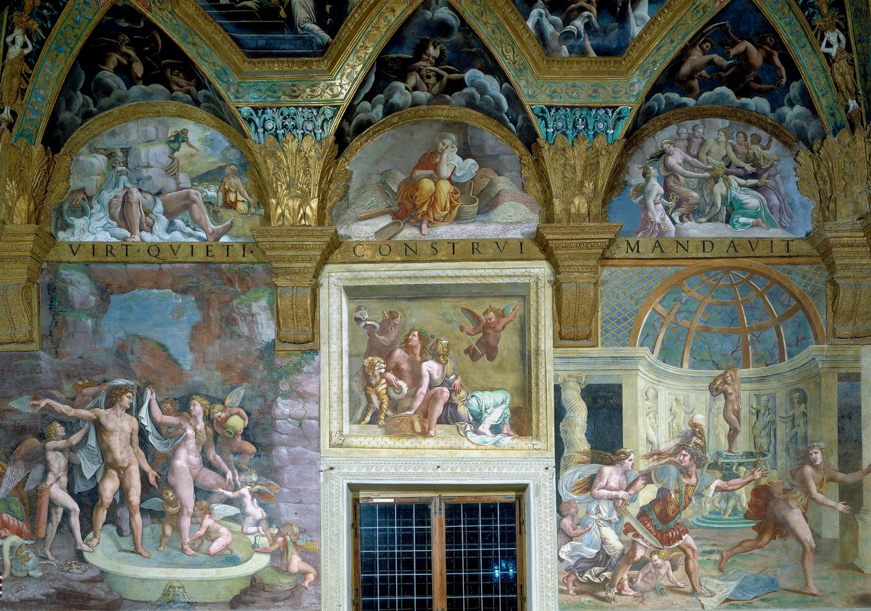 Zobrazení božských lásek, Sala di Psiche od Giulio Romano