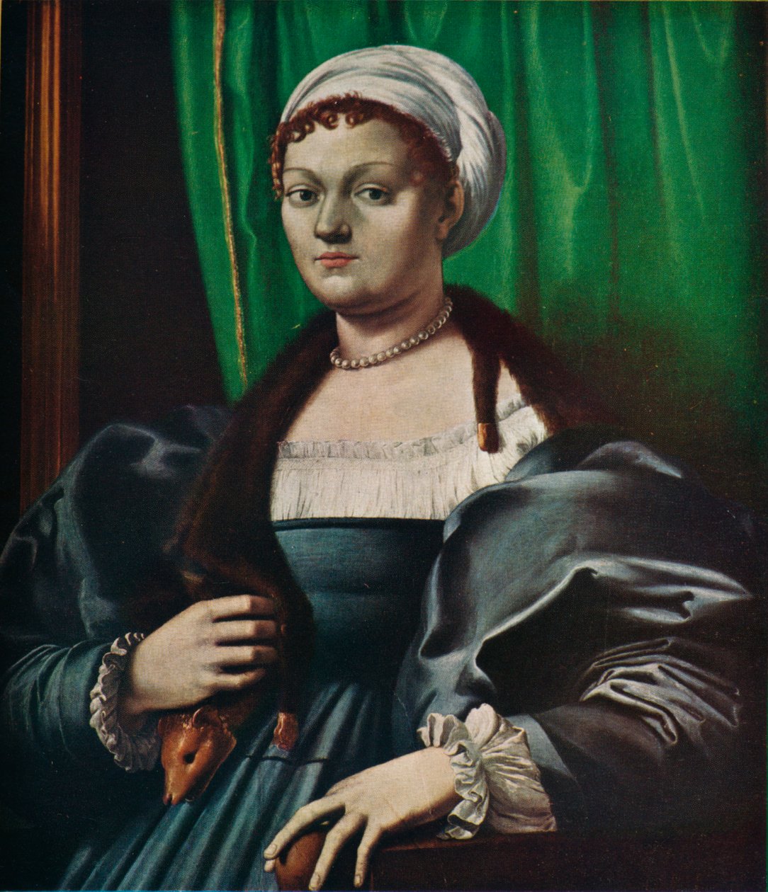 Portrét dámy, 16. století od Giulio Romano