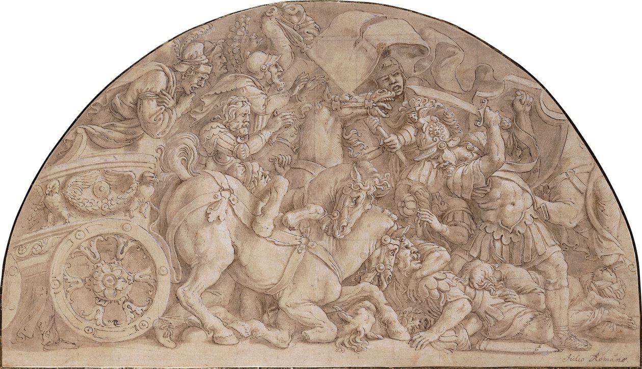 bitva u Horatii, od Giulio Romano