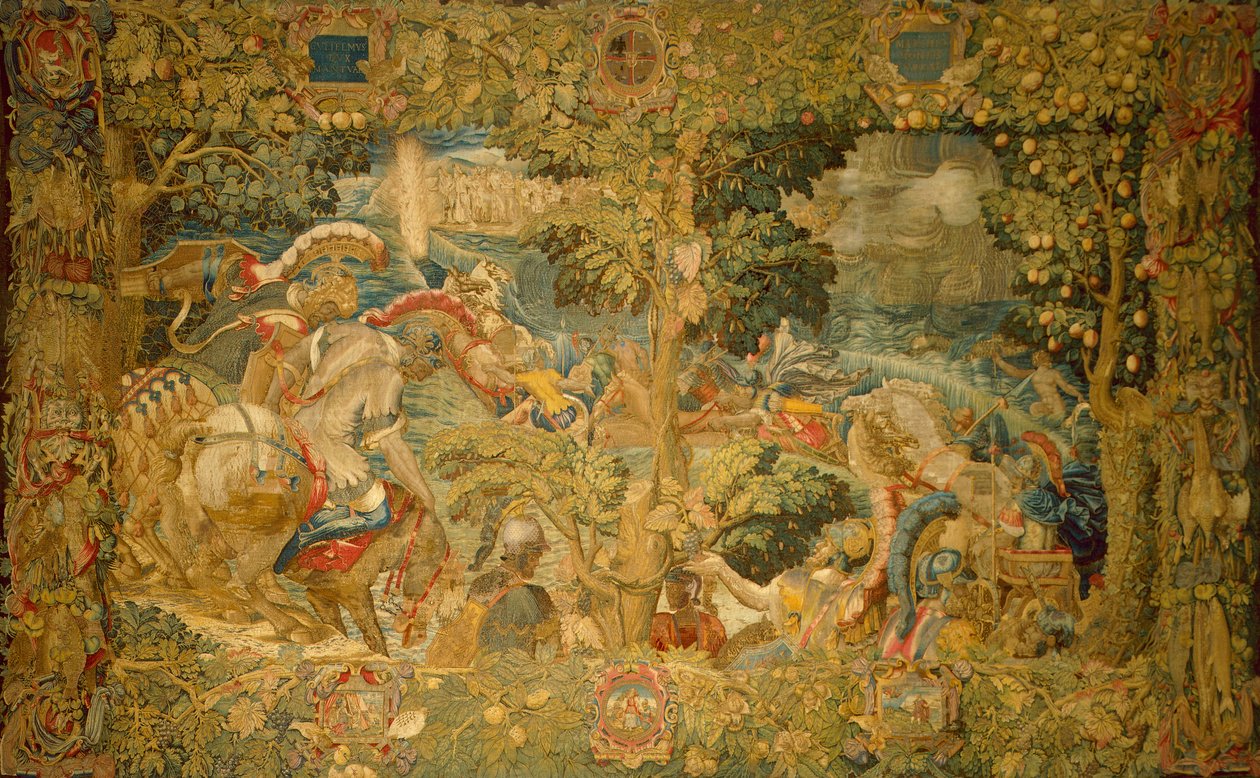 Přechod Rudého moře od Giulio Romano