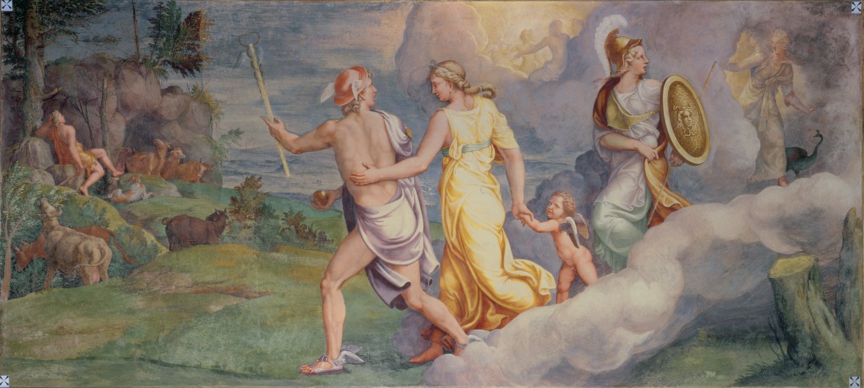 Soud z Paříže od Giulio Romano