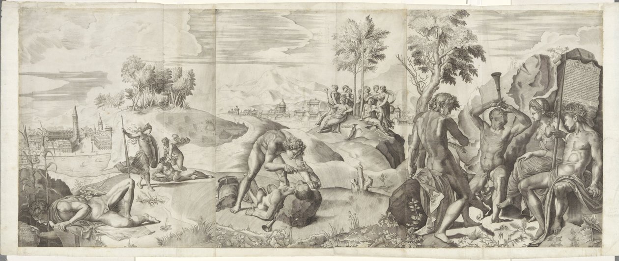 Apollo v Marsyas od Giulio Sanuto