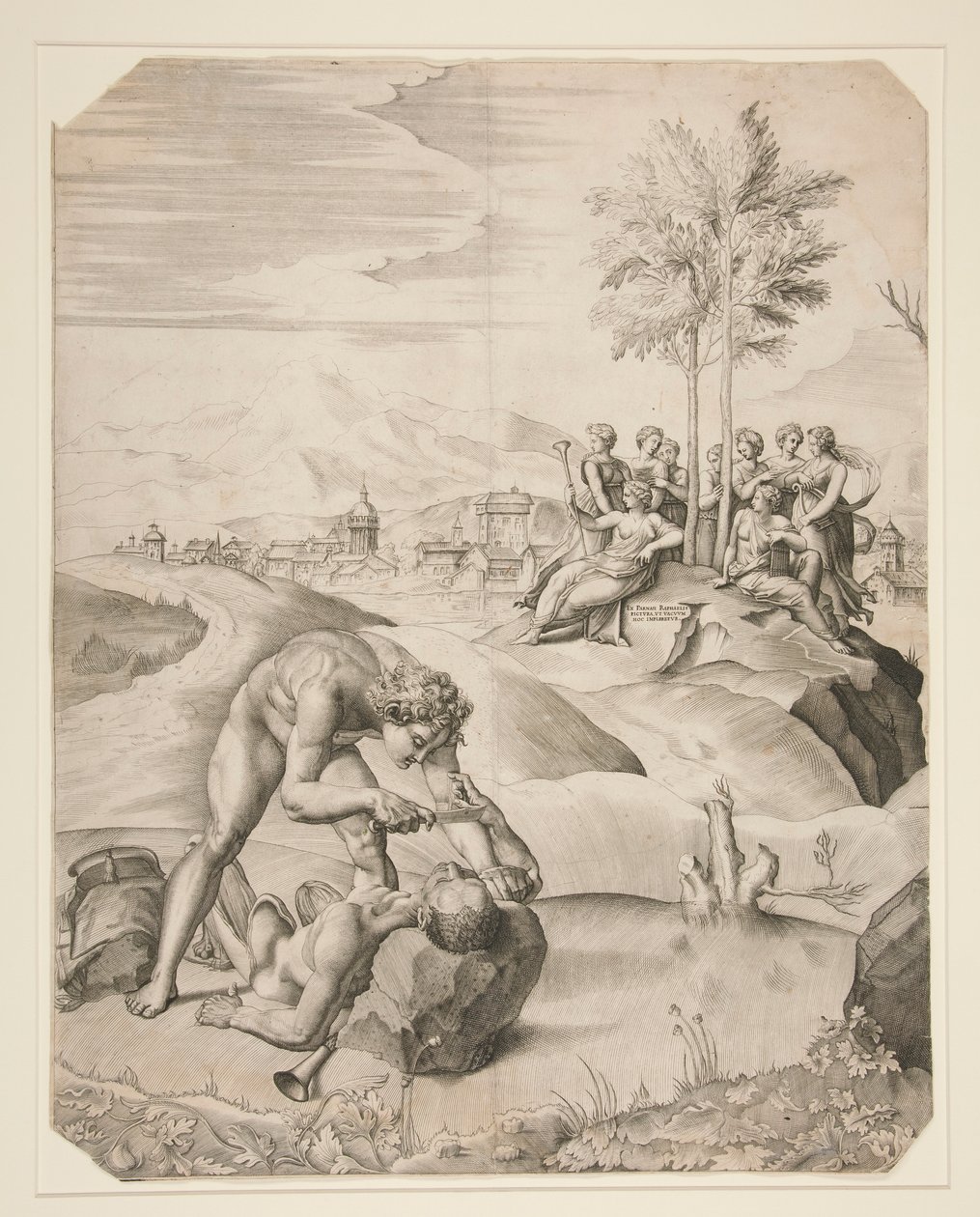 Stahování Marsyas od Giulio Sanuto