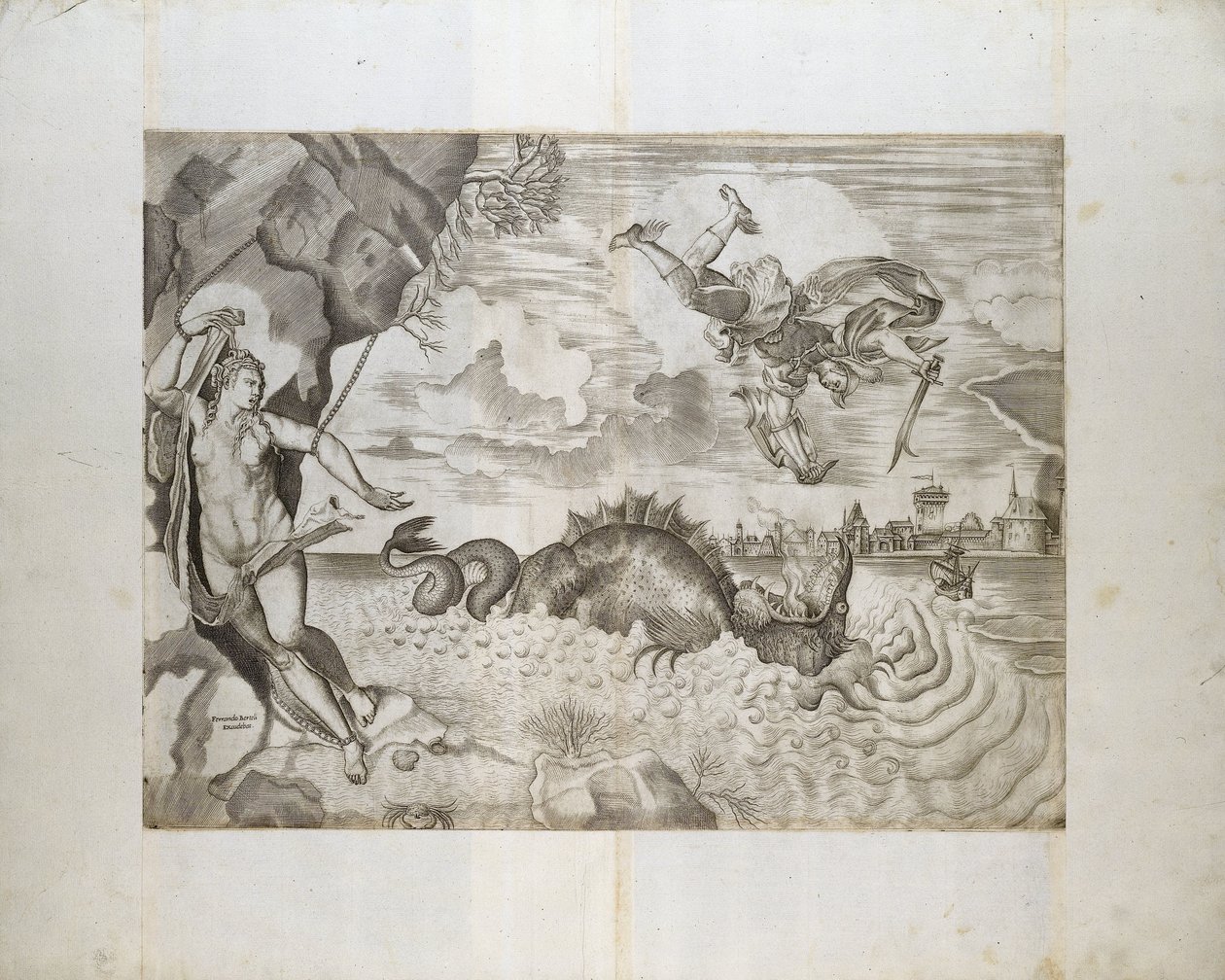 Perseus a Andromeda od Giulio Sanuto