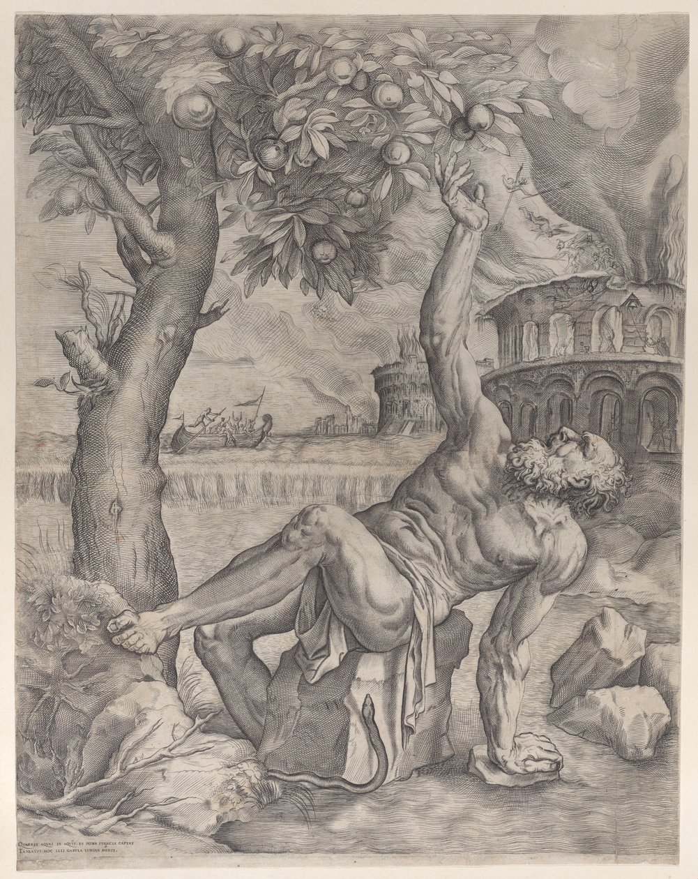 Tantalus, ca. 1557-70. od Giulio Sanuto