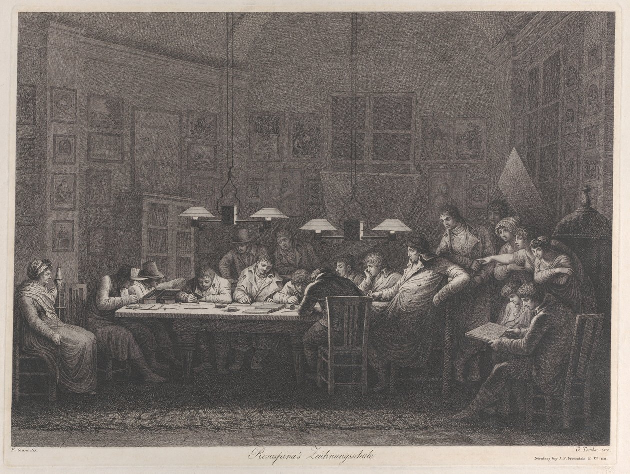 Rosaspinova kreslířská akademie, 1811. od Giulio Tomba