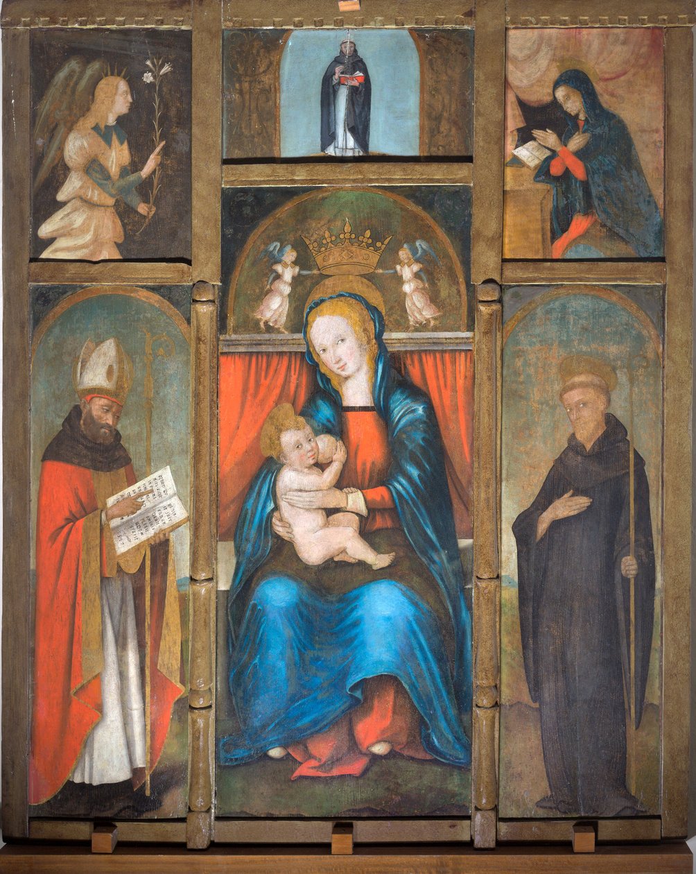 Polyptych Panny Marie od Giulio de Rossi