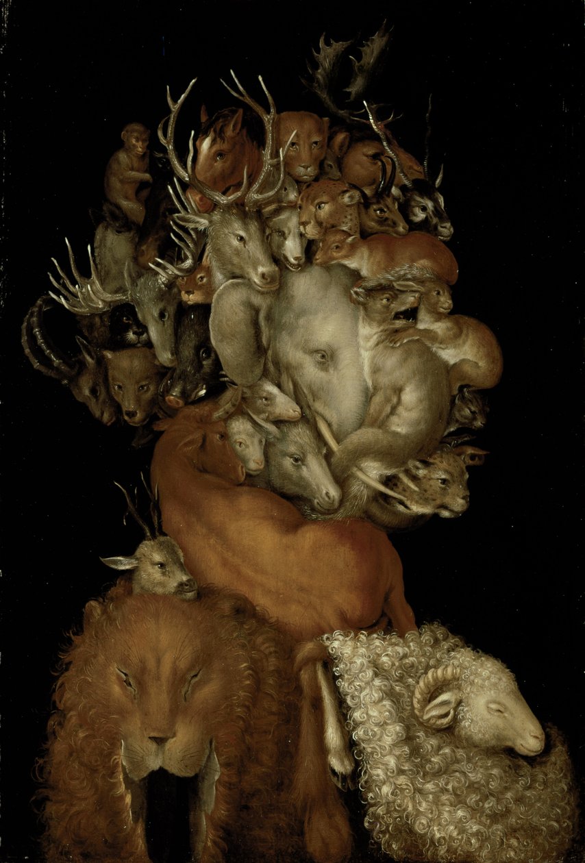 Země, cca 1570 od Giuseppe Arcimboldo