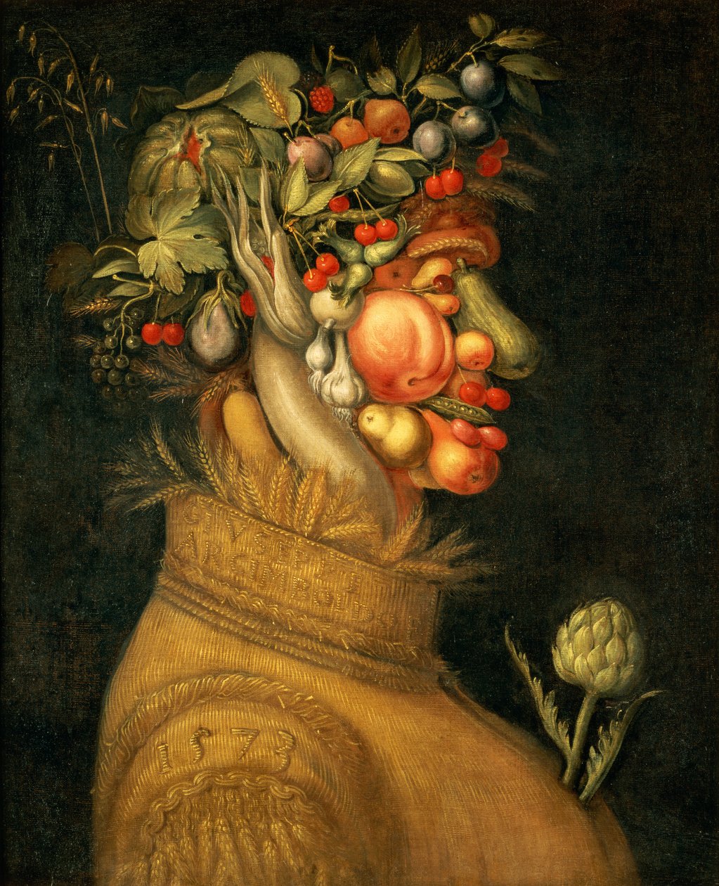 Léto, 1573, od Giuseppe Arcimboldo