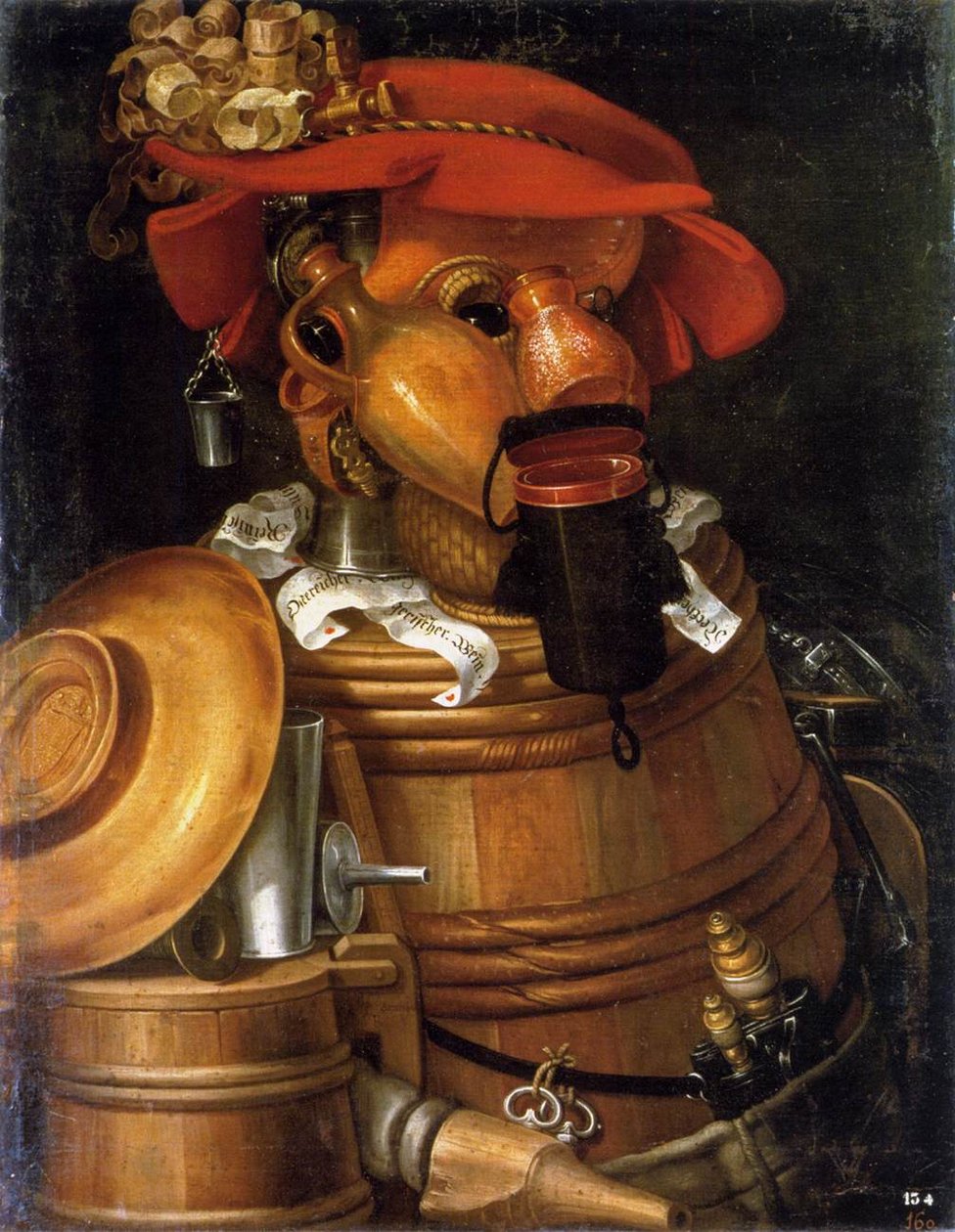Číšník od Giuseppe Arcimboldo