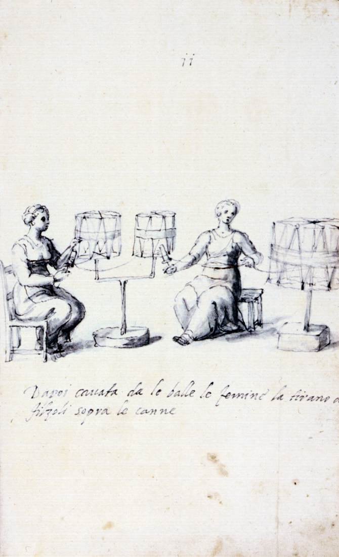 Pojednání o kultuře a výrobě hedvábí od Giuseppe Arcimboldo