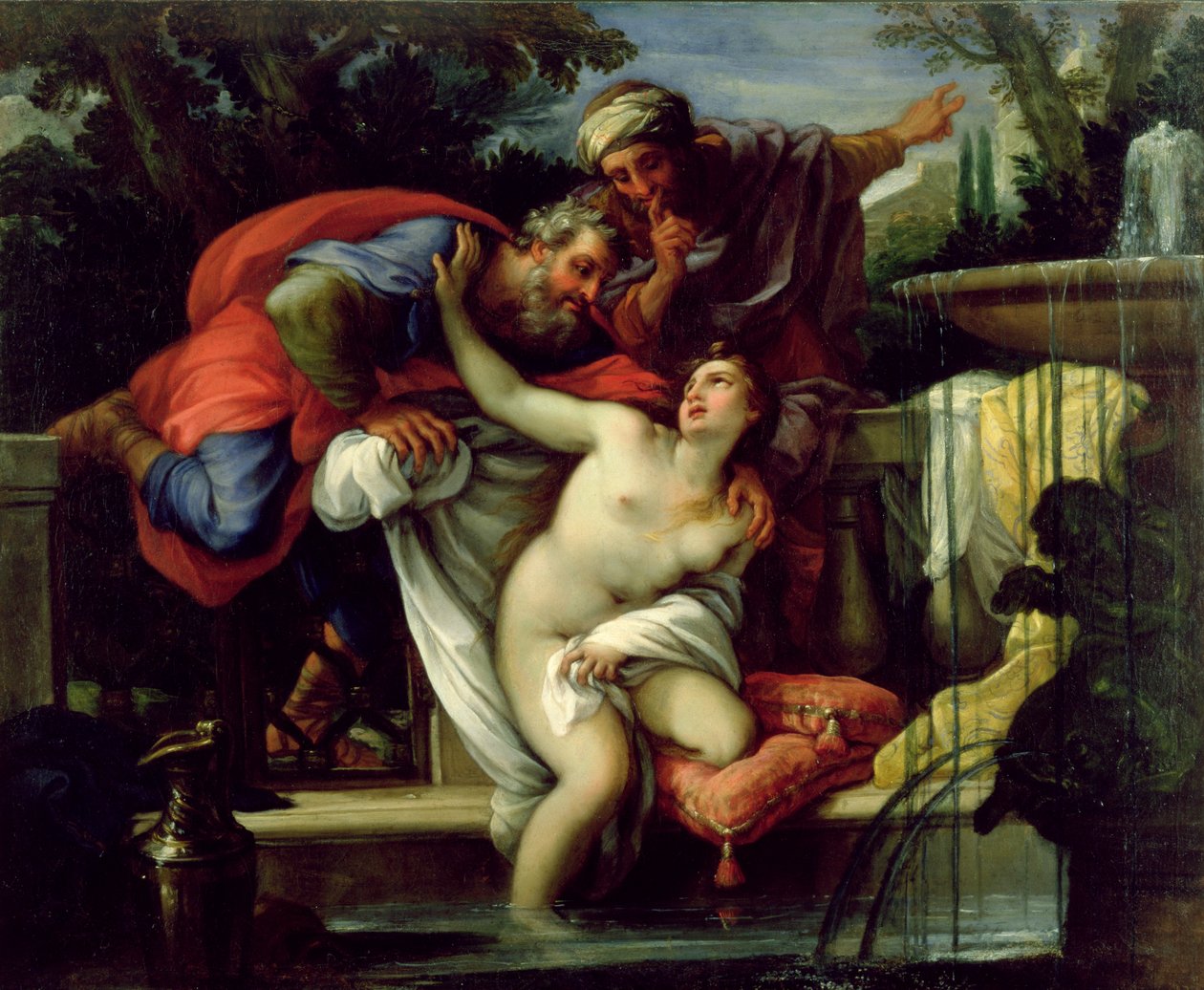 Susanna a starší od Giuseppe Bartolomeo Chiari