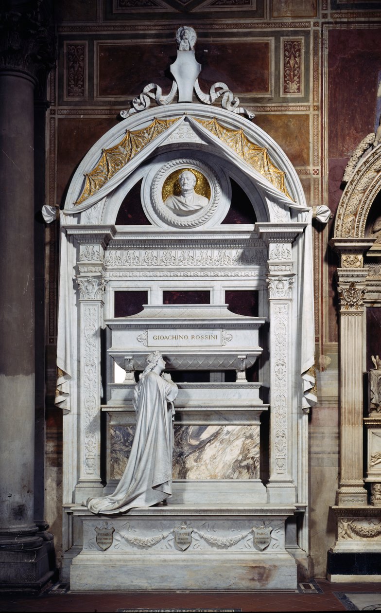 Památník Gioacchino Rossini (1792-1868) 1900 (mramor) od Giuseppe Cassioli