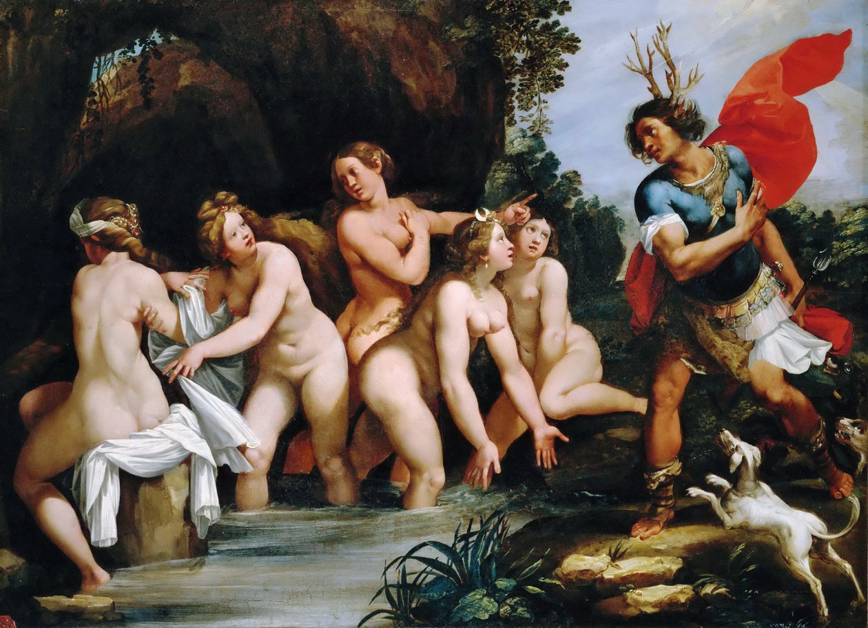 Diana a Actaeon od Giuseppe Cesari