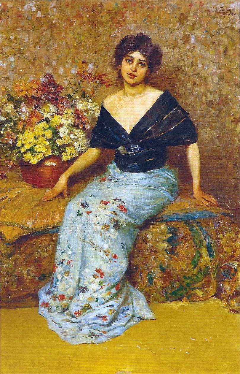 Kurtizána od Giuseppe De Sanctis