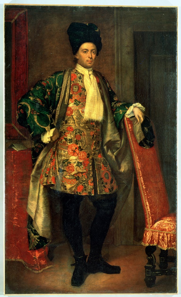 Portrét hraběte Giovanni Battista Vailetti od Giuseppe Ghislandi
