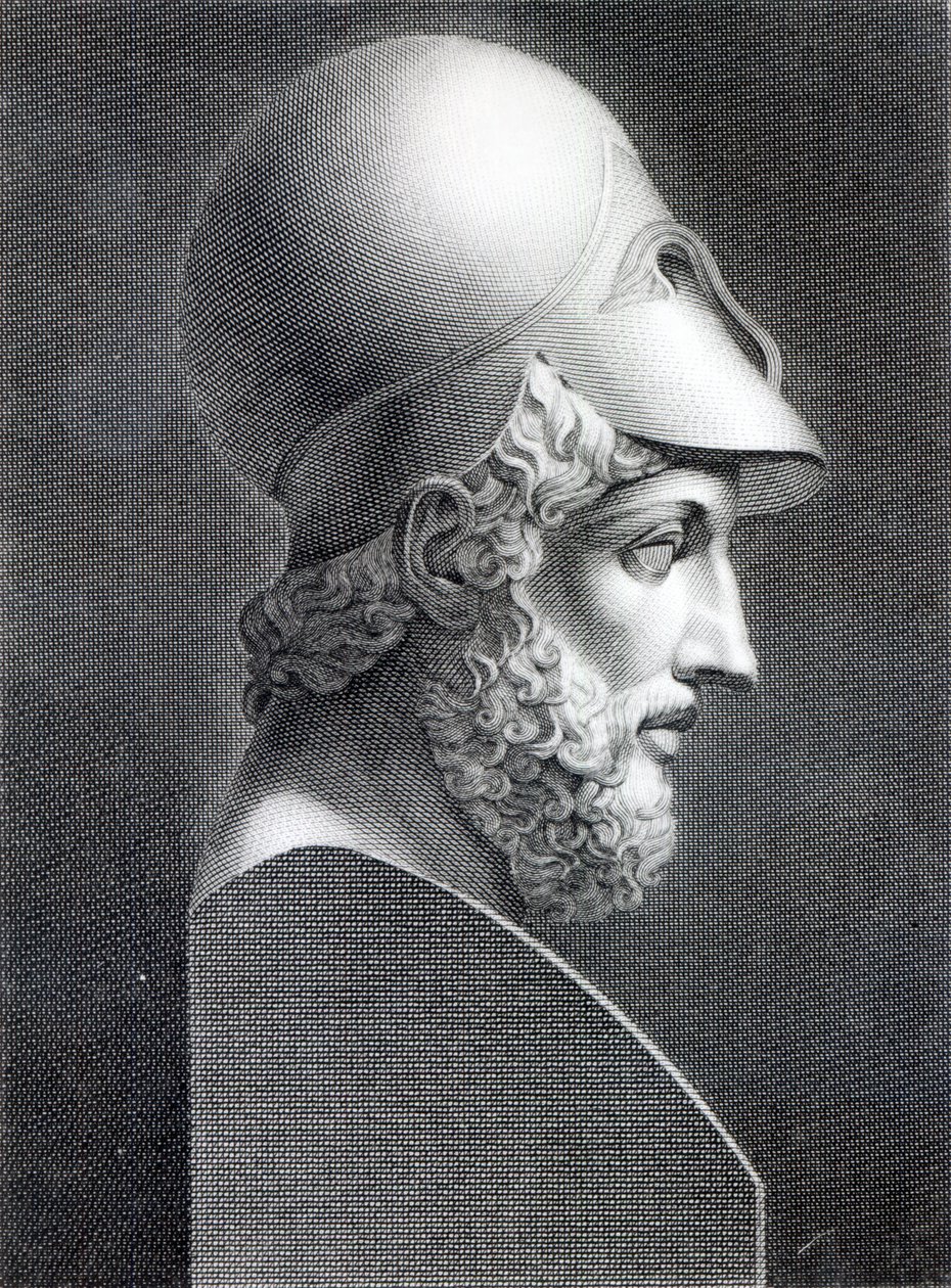 Busta Pericles, rytina Giuseppe Cozzi od Giuseppe Longhi