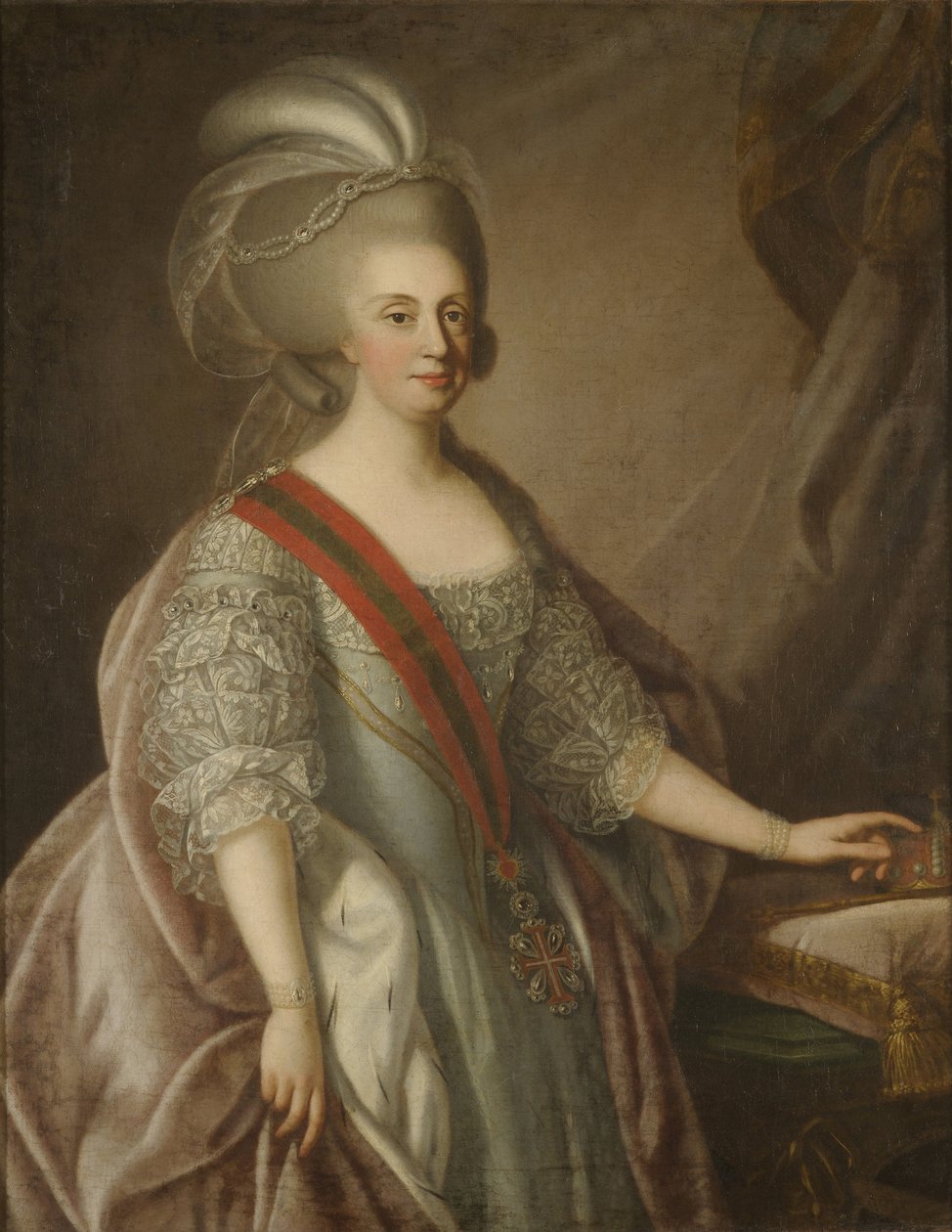 Maria I, portugalská královna od Giuseppe Troni