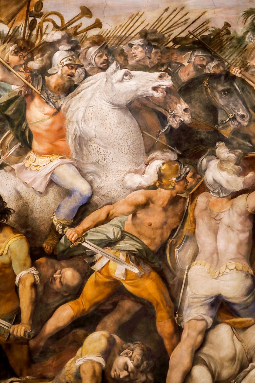 Bitva mezi Horatii a Curiatii (detail) od Giuseppe (1568 1640) Cesari