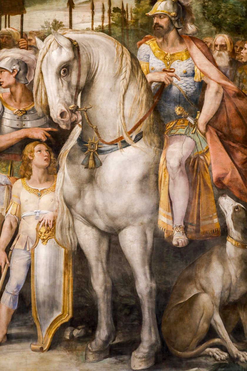 Bitva mezi Horatii a Curiatii (detail) od Giuseppe (1568 1640) Cesari