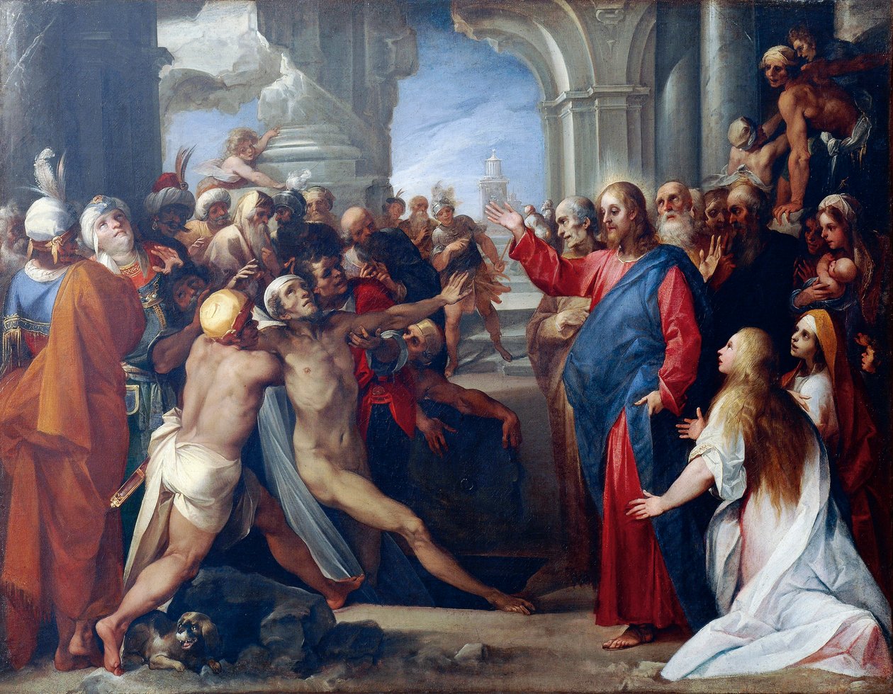 Vzkříšení Lazara od Giuseppe Cesariho od Giuseppe Cesari