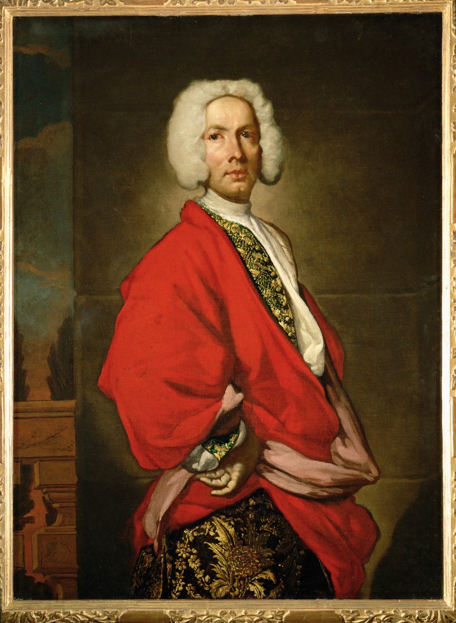 Hrabě Galeatius Secco Suardo ... od Giuseppe (1655 1743) Ghislandi