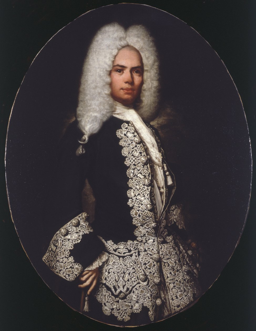 Portrét hraběte Flaminio Tassiho (?) od Giuseppe  Ghislandi