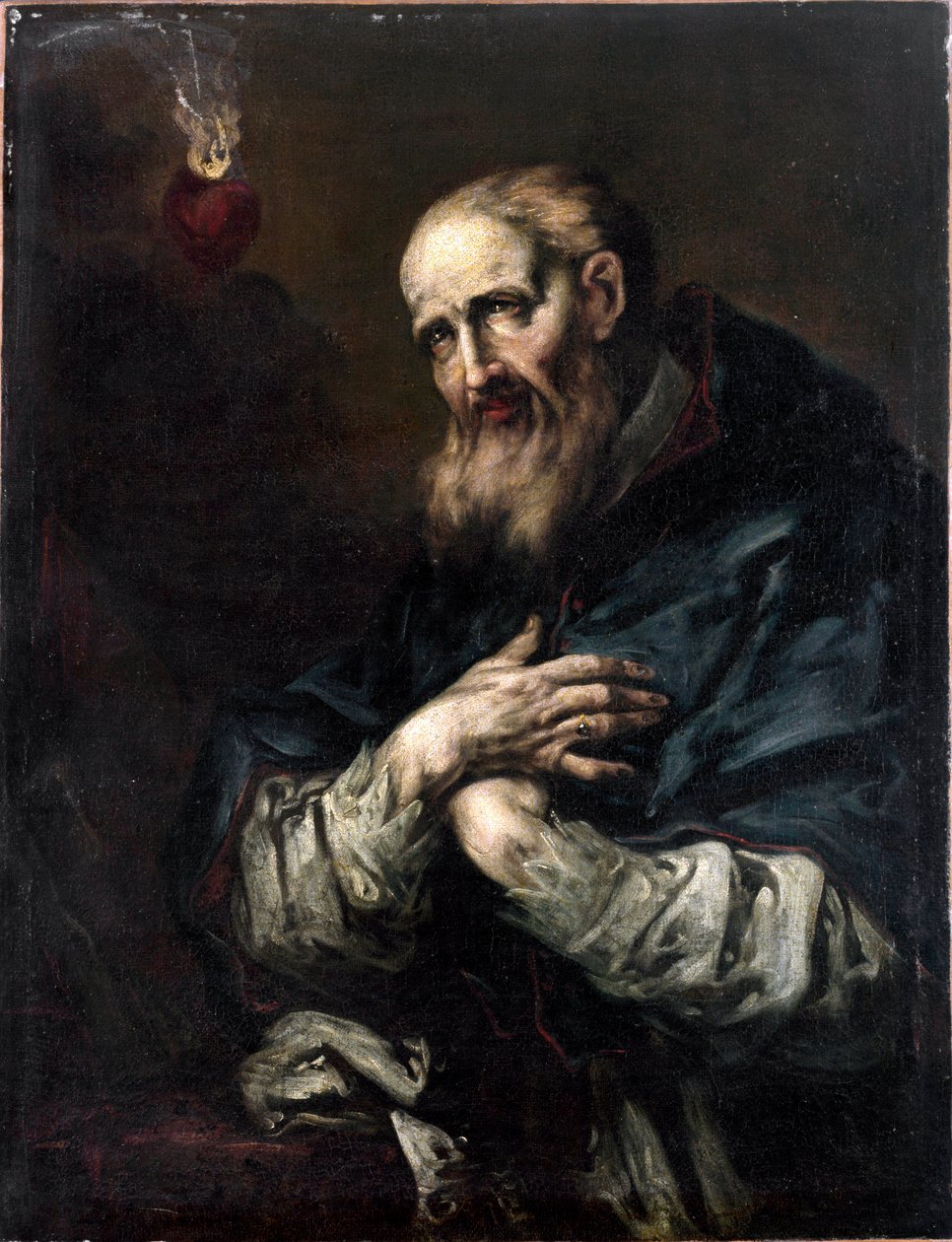 Saint Francois-de-Sales (Saint Francois de Sales) (1567-1622), Eveque de Geneve Malba Giuseppe Antonia Pianca (1703-1757) Genes 18. století, Galleria di Palazzo Bianco od Giuseppe Antonio Pianca