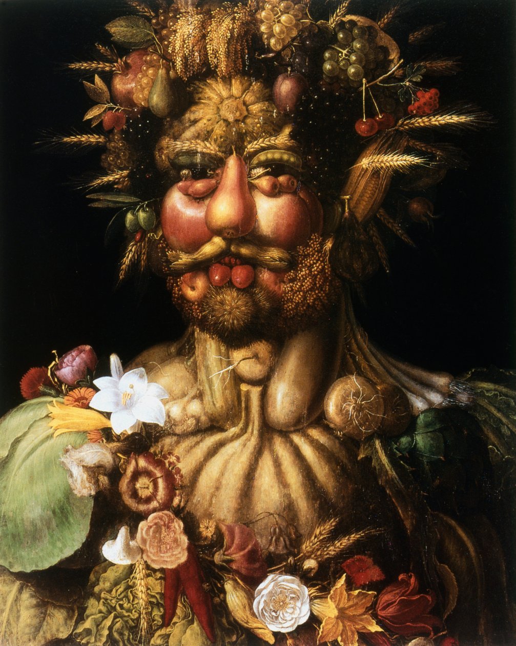 Vertumnus - Rudolf II, c1590 od Giuseppe Arcimboldi