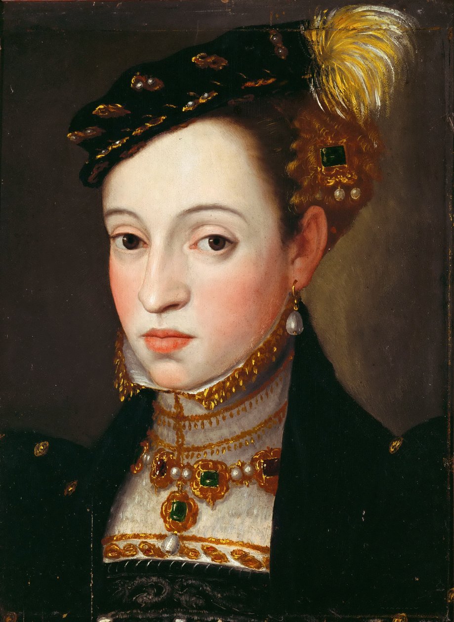 Arcivévodkyně Magdalena Rakouská 1532-1590, asi 1563 od Giuseppe Arcimboldo