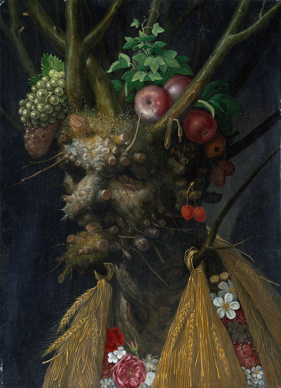 Čtyři roční období v jedné hlavě od Giuseppe Arcimboldo