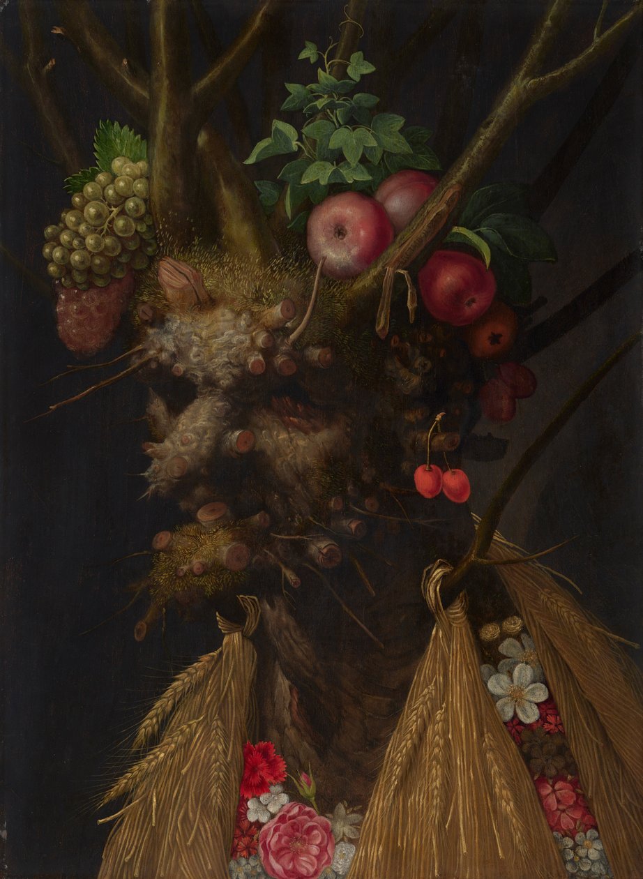 Čtyři roční období v jedné hlavě od Giuseppe Arcimboldo