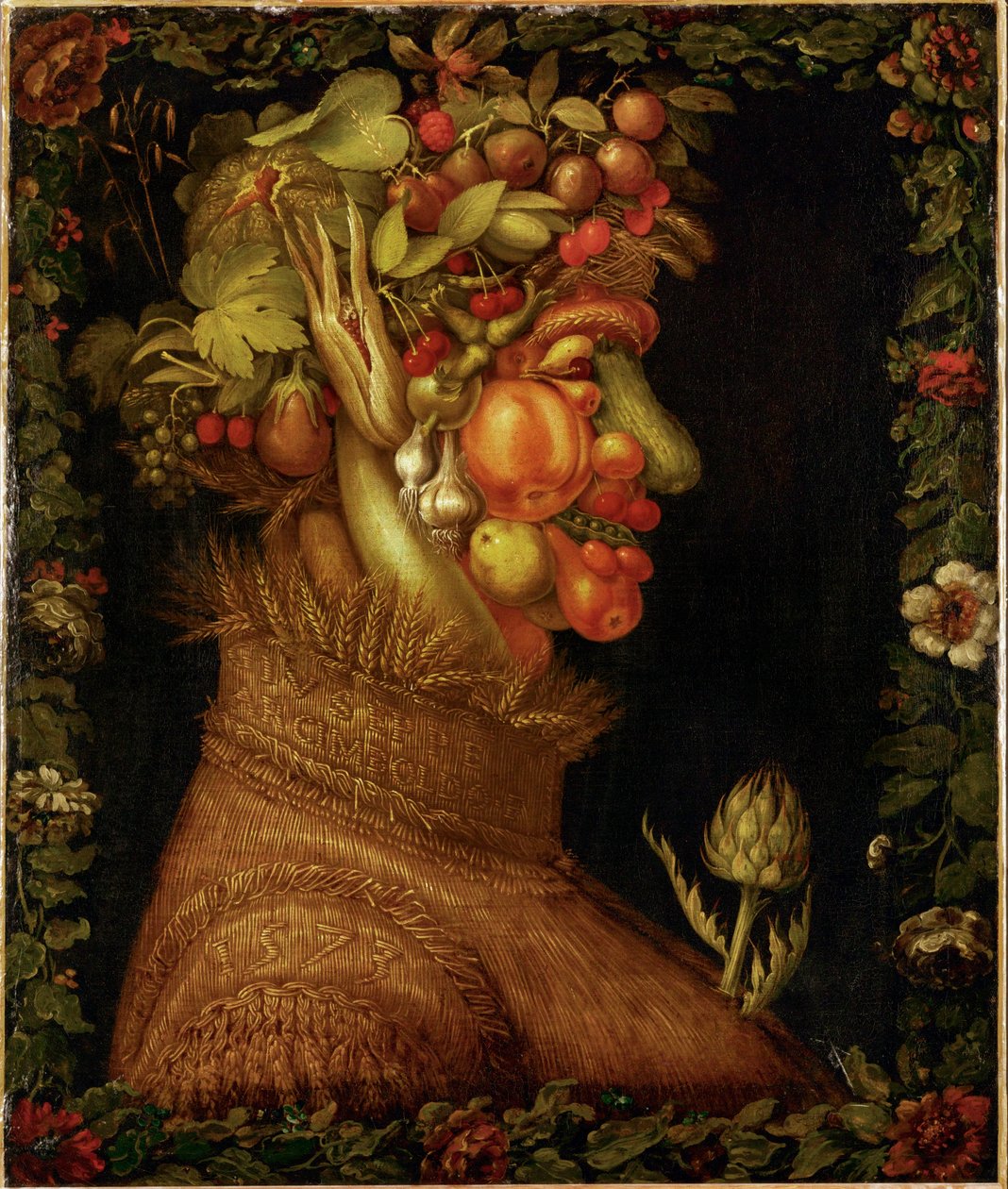 Léto, alegorie ... od Giuseppe Arcimboldo