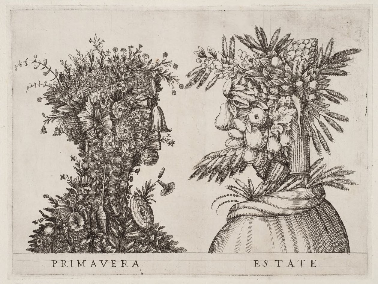 Čtyři roční období „Jaro Léto“ od Giuseppe Arcimboldo