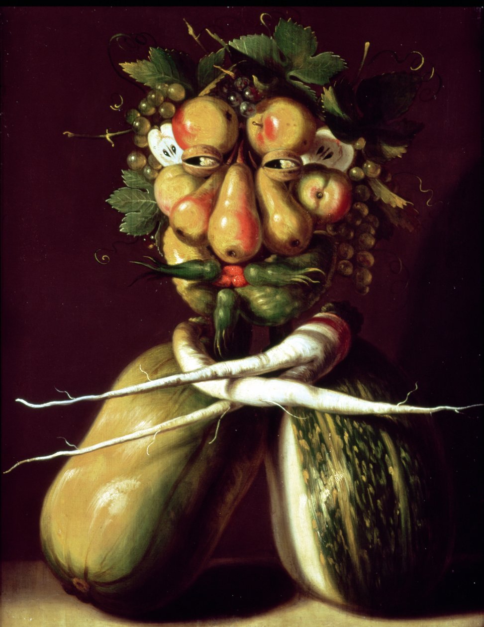 Rozmarný portrét od Giuseppe Arcimboldo