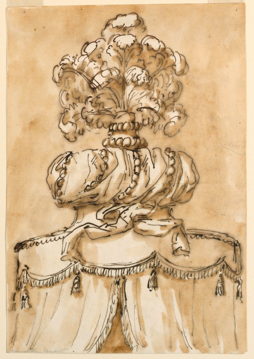 Detail opeřeného vrchlíku od Giuseppe Barberi