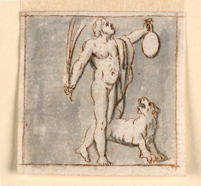 Dionýsos s Pantherem od Giuseppe Bernardino Bison