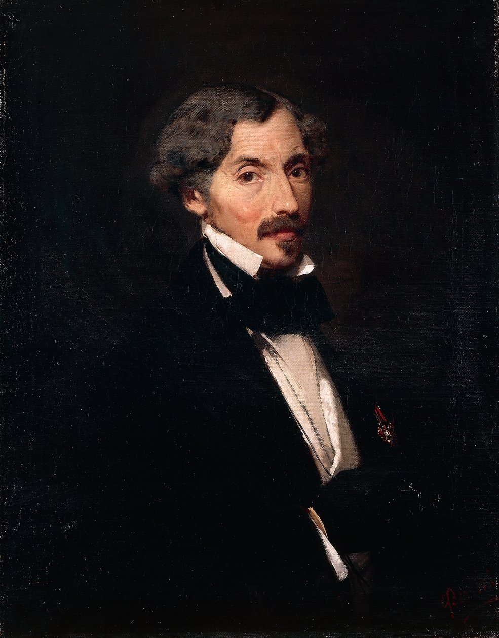 Portrét Andrea Maffei (Molina Ledro od Giuseppe Bertini