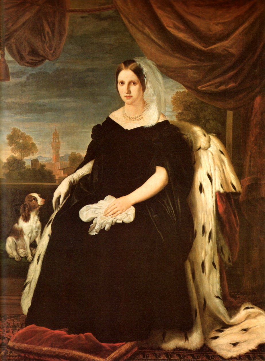 Portrét Marie Antonietty Toskánské od Giuseppe Bezzuoli