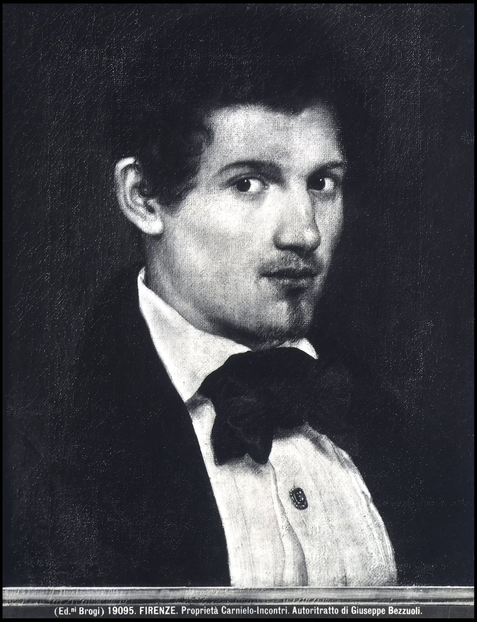Autoportrét, kolem 1795-1830 od Giuseppe Bezzuoli
