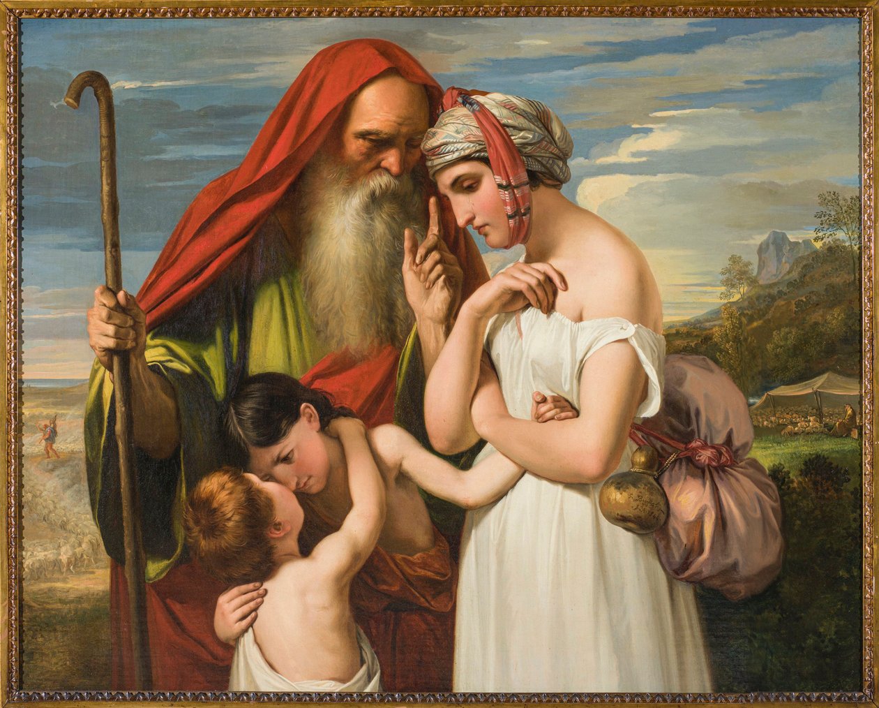 Vyhnání Hagar, 1844. od Giuseppe Bezzuoli