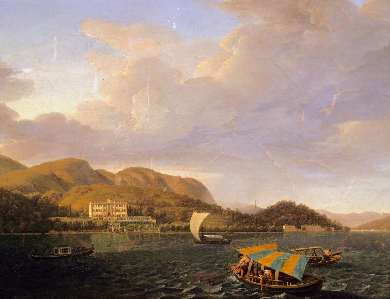 Villa Carlotta v Tremezzo u jezera Como, Giuseppe Bisi (1787-1869) od Giuseppe Bisi