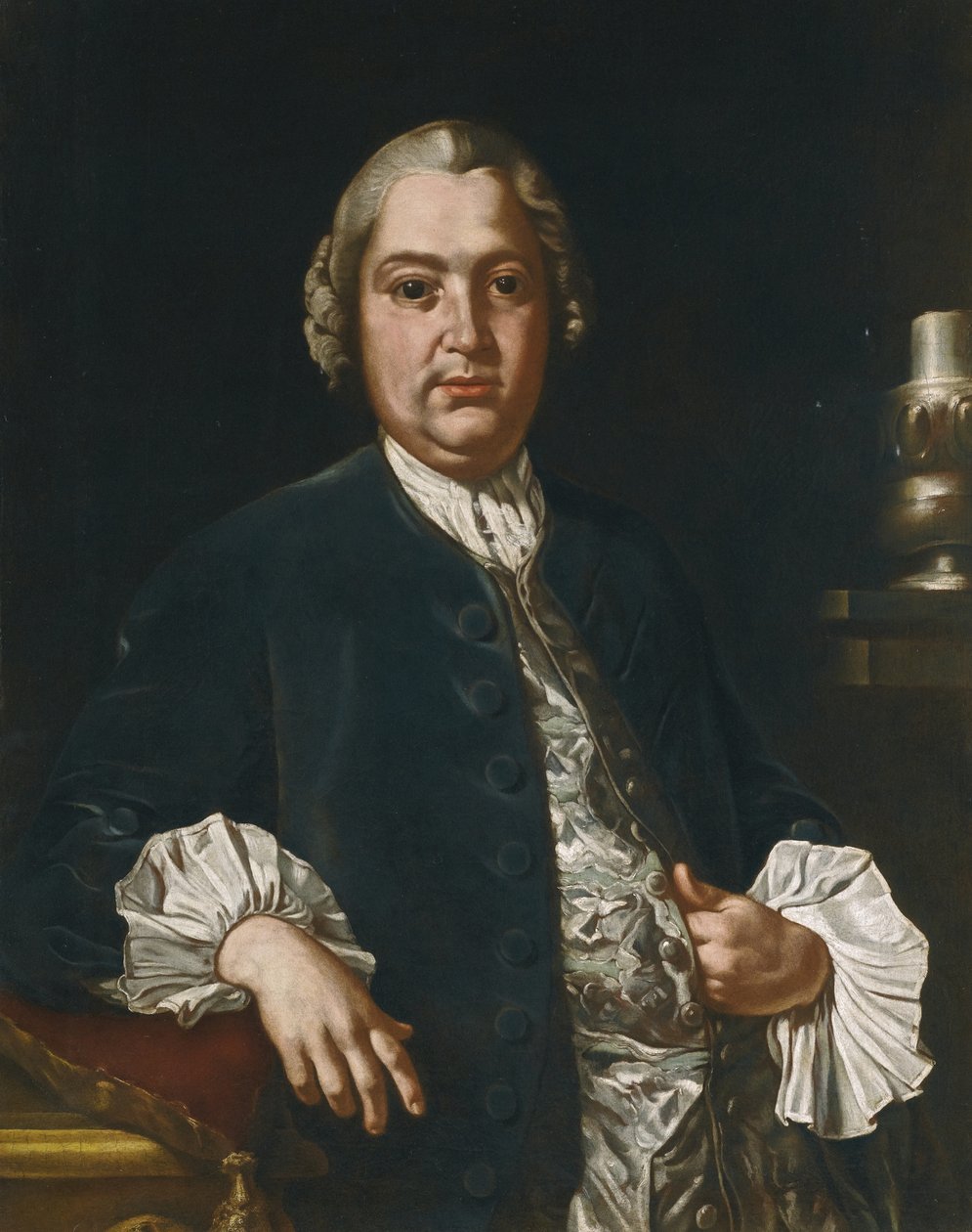 Portrét skladatele Niccola Jomelliho 1714-1774 od Giuseppe Bonito