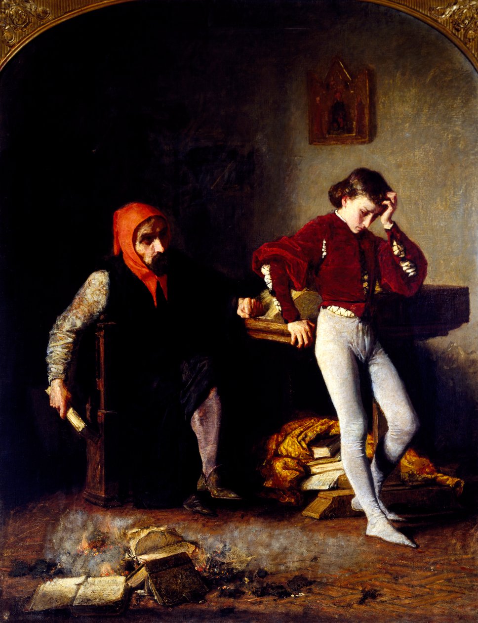 Kreivi Lara, Giuseppe Boschetto (1841-1918), öljy kankaalle, 99x77 cm. od Giuseppe Boschetto