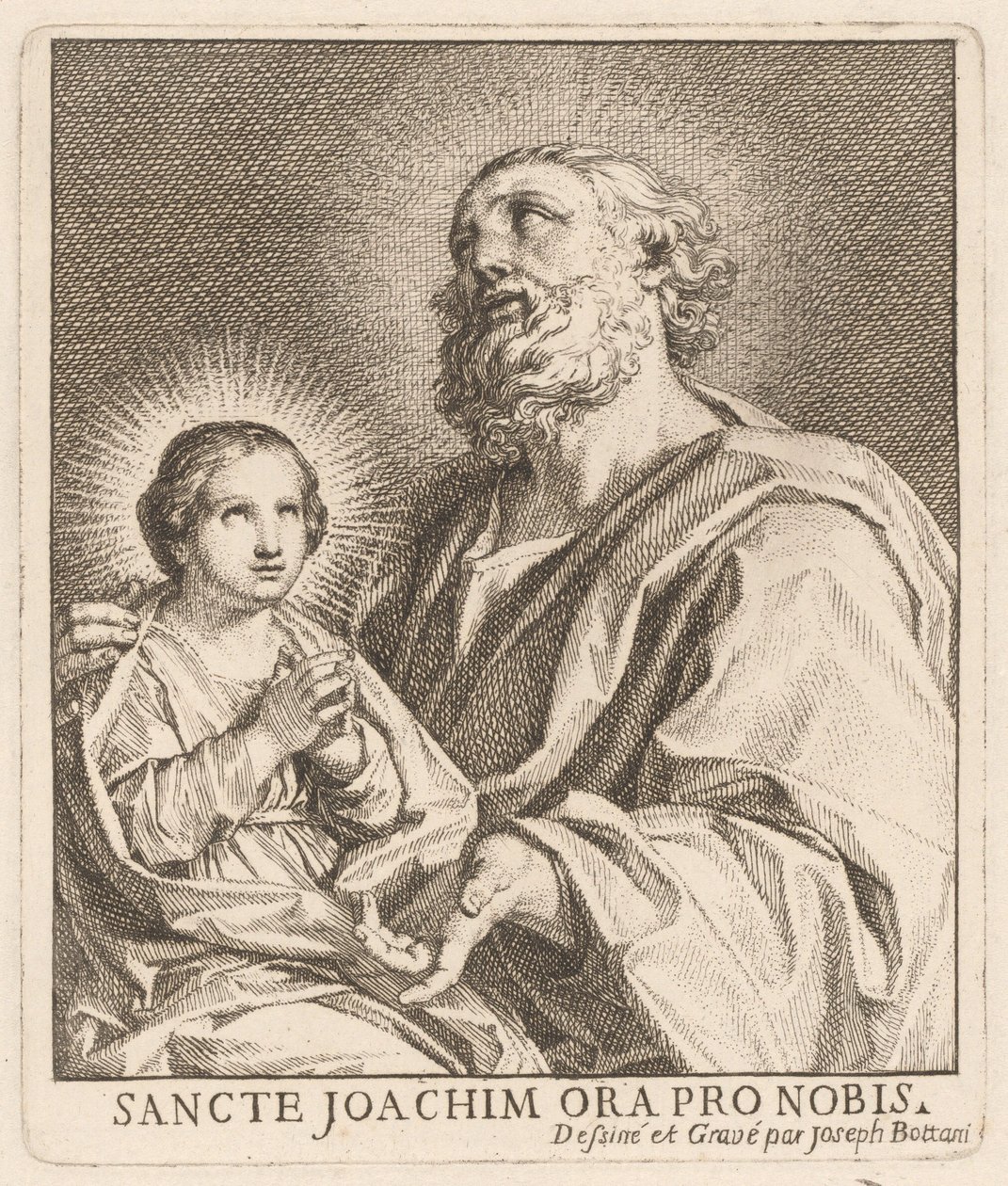 Svatý Joachim a Panna Maria od Giuseppe Bottani