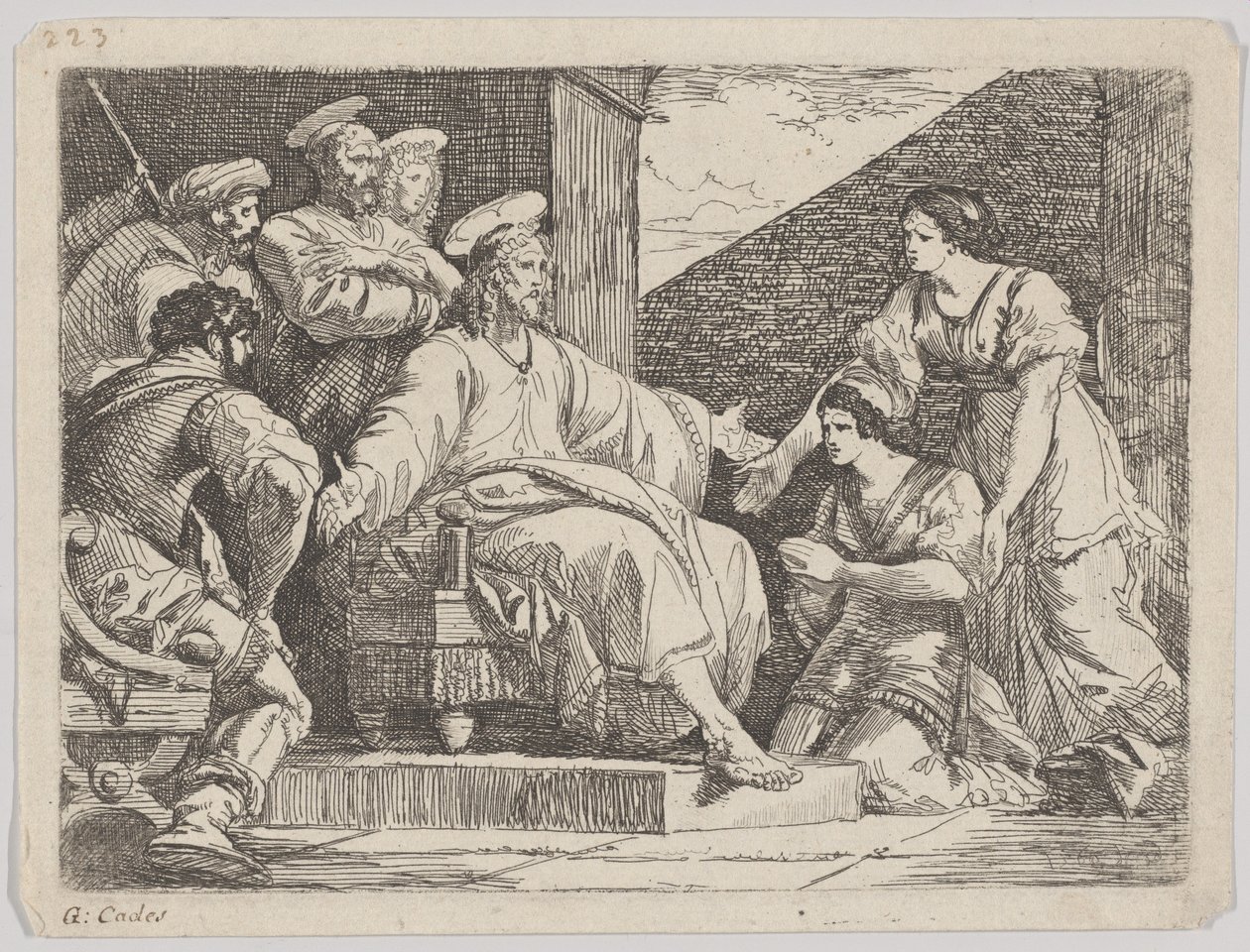 Kristus sedící kázání, 1766. od Giuseppe Cades