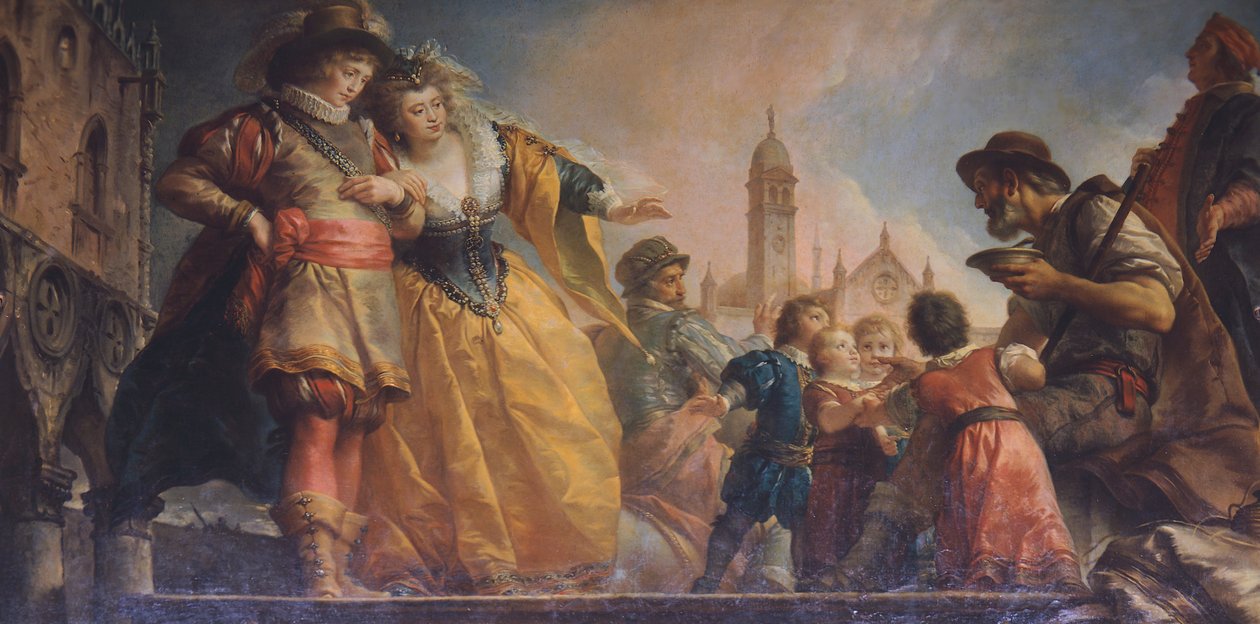 Příběh Gualtiera, hraběte z Angers, Giuseppe Cades (1750-1799) od Giuseppe Cades
