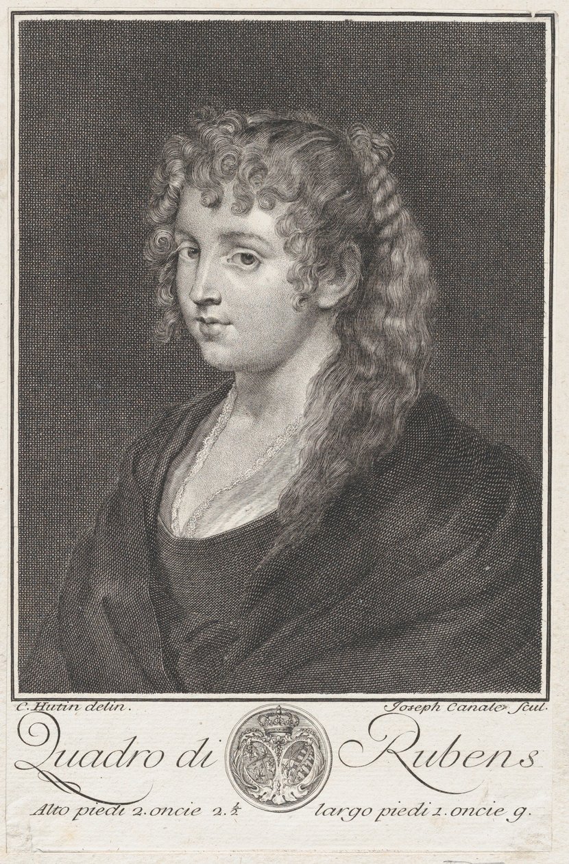 Portrét mladé ženy, ca. 1745-76. od Giuseppe Canale