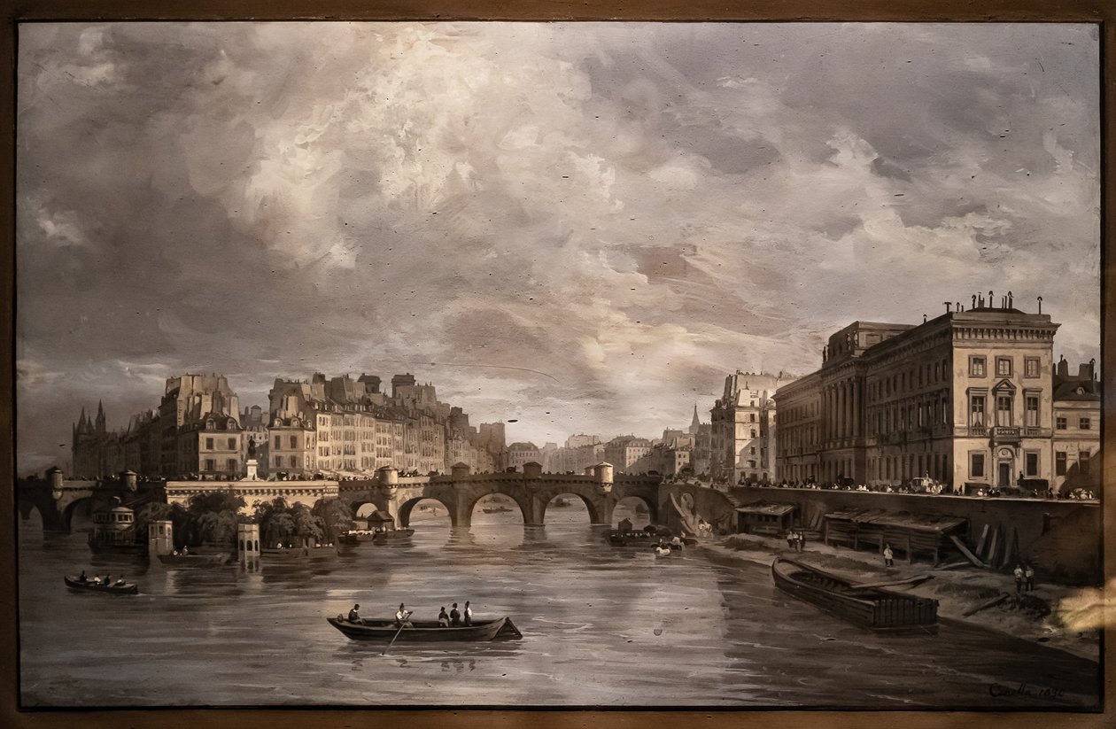 Pohled na Pont Neuf od Giuseppe Canella