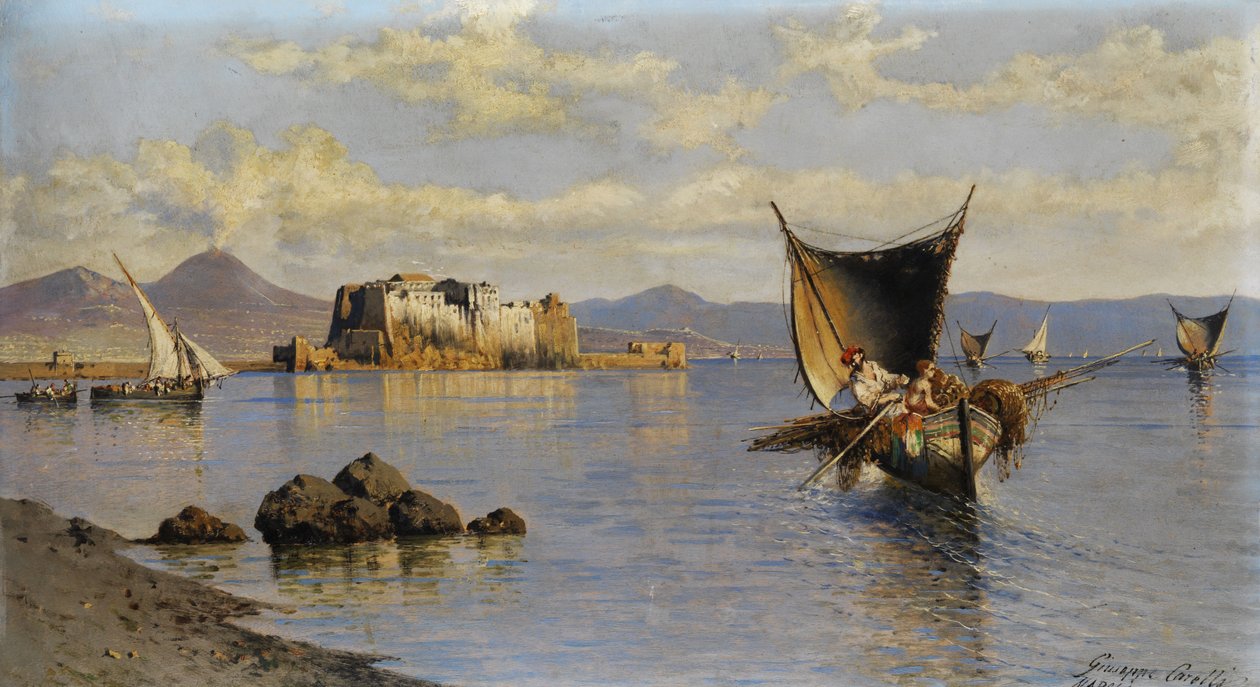 Neapolský záliv s Castel dell